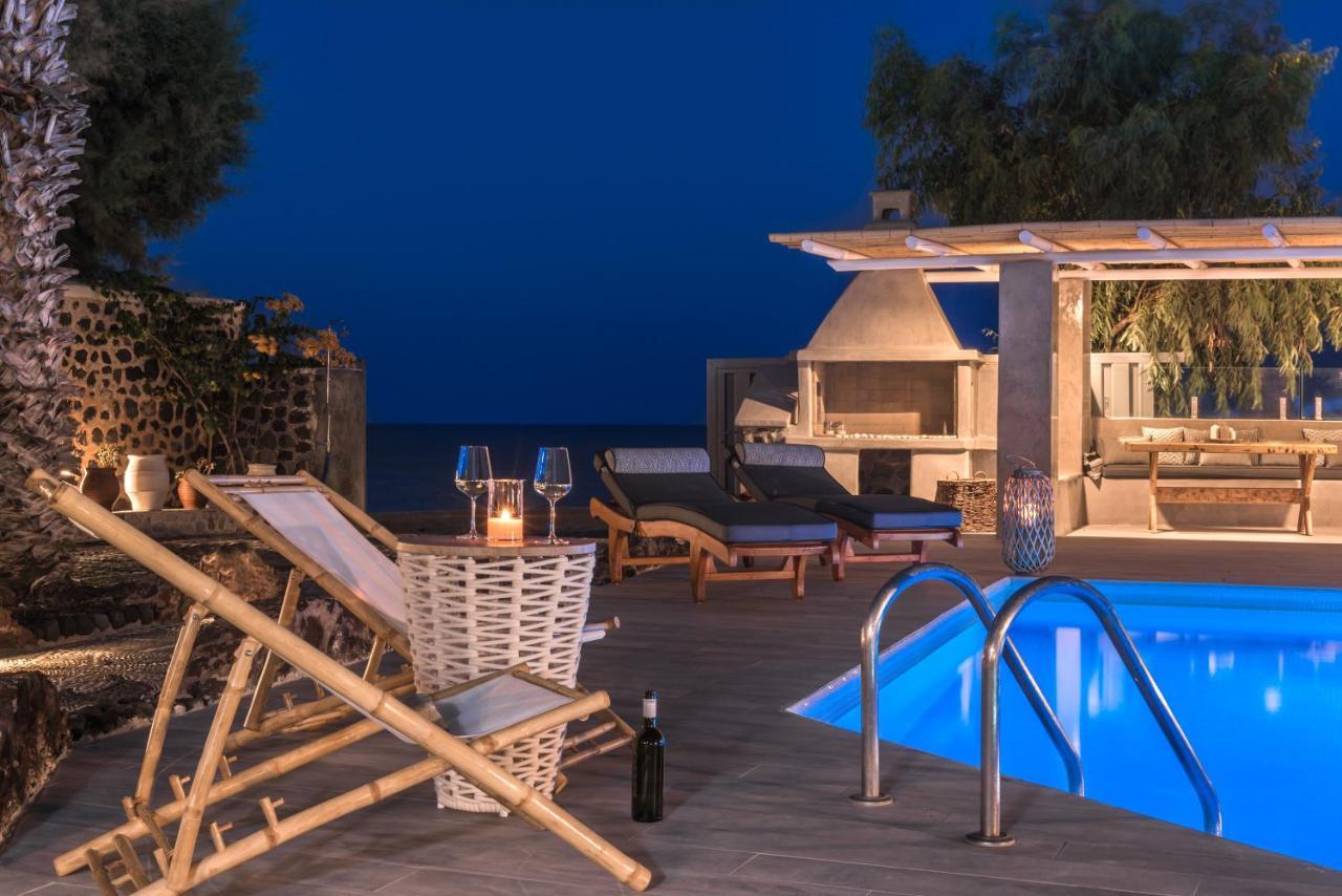 Damma Beachfront Luxury Villa Kamári Zewnętrze zdjęcie